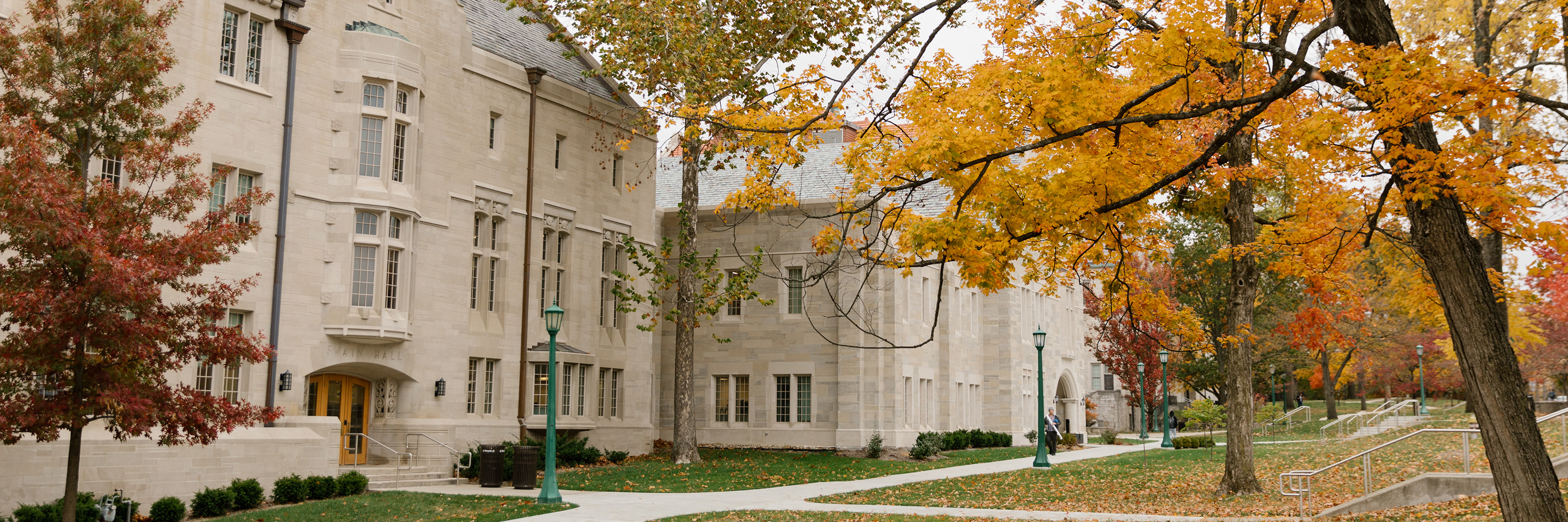 Exterior view of Swain Hall West